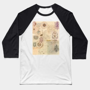 arcane messages baroque digital collage Baseball T-Shirt